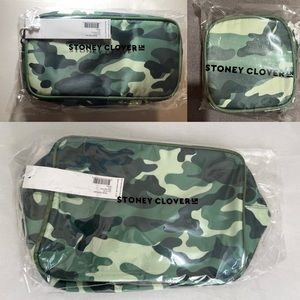 Stoney Clover Lane camo mini, small and large pouches bundle.